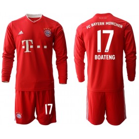 Maillot de Foot Bayern Munich Jerome Boateng 17 Enfant Domicile 2020-2021 ML